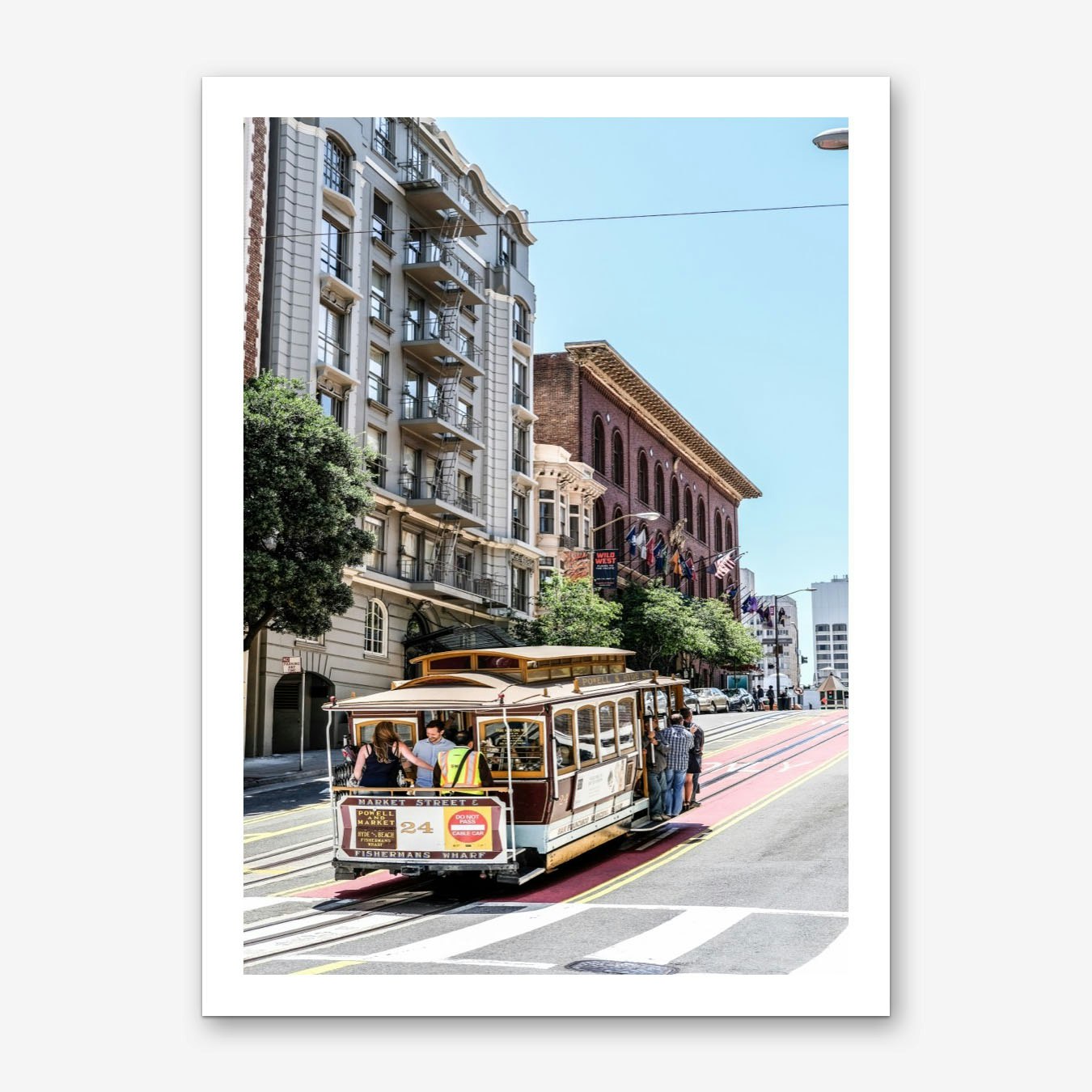 Cable Car Art Print | Fast shipping | Fy